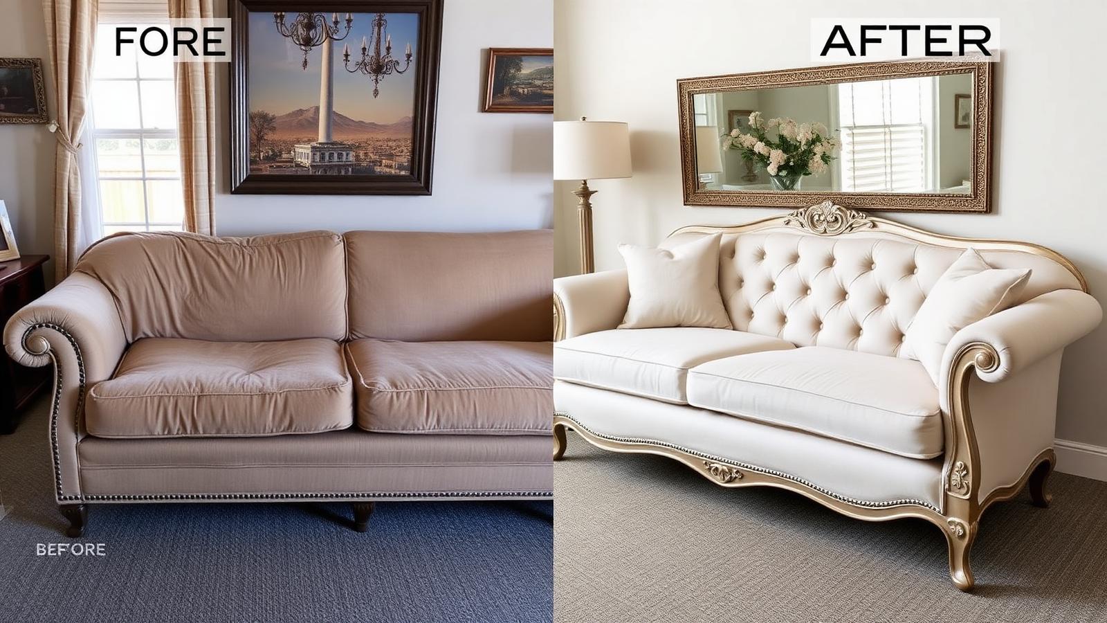 Antes e depois reforma